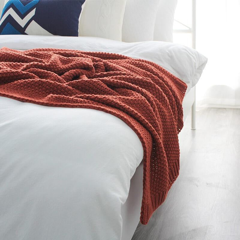 Lofaris Knit Throw Blanket Soft Versatile for Chair Bed