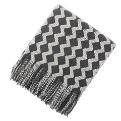 Lofaris Knitted Blanket Jacquard Warp-Knitted Decorative
