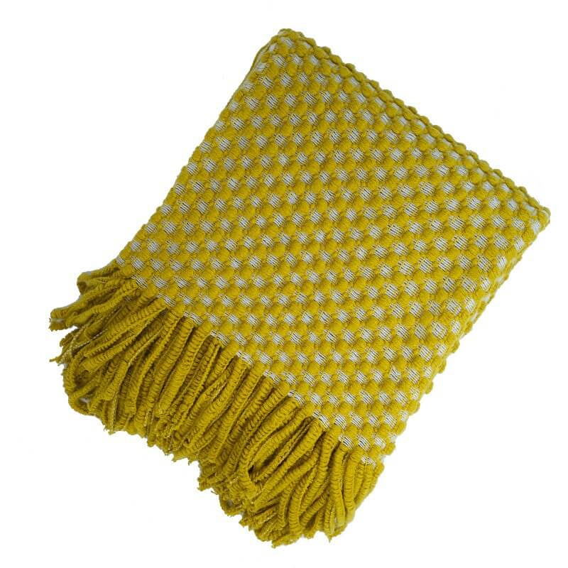 Lofaris Knitted Woolen Blanket Decorated With Soft And Comfortable