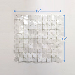 Lofaris Pure White Shimmer Wall Panels Party Decorations For Wedding