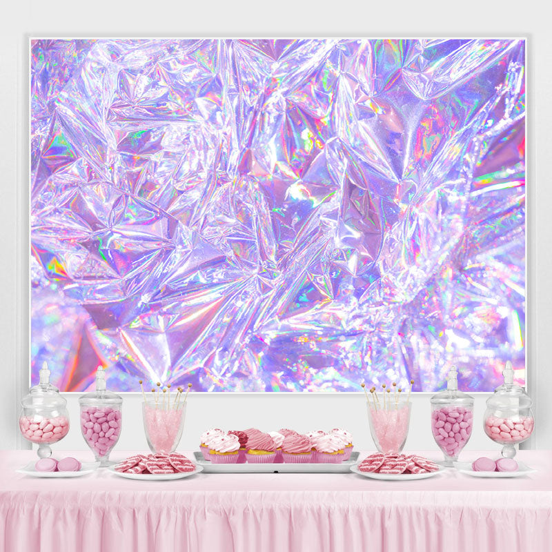 Lofaris Laser Purple Photo Bokeh Backdrop for Party