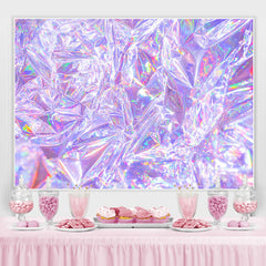 Lofaris Laser Purple Photo Bokeh Backdrop for Party