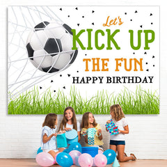 Lofaris Lets Kick Up The Fun Happy Birthday Backdrop For Party