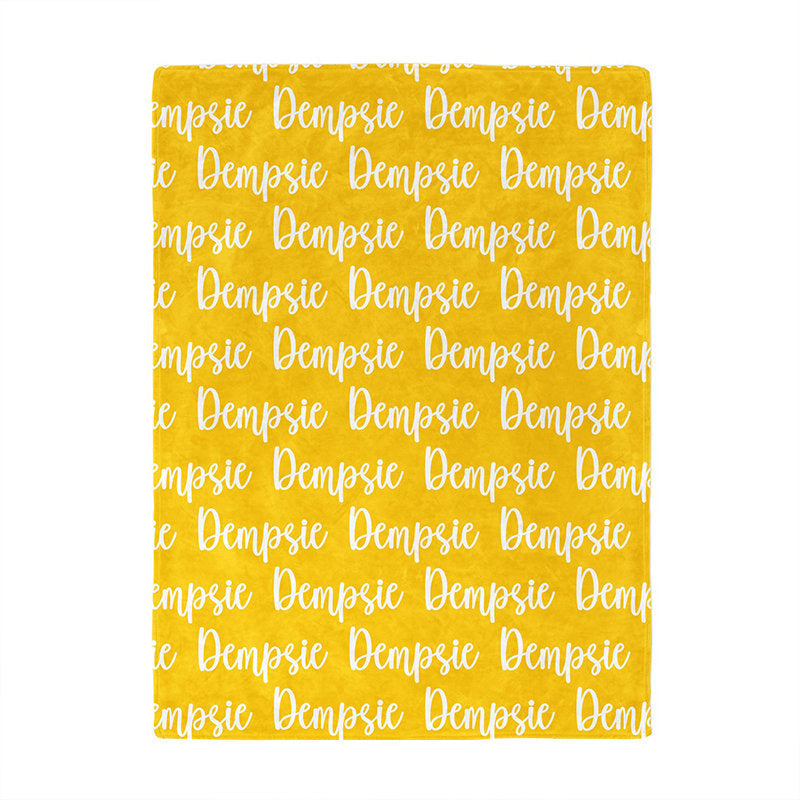 Lofaris Letter Design Customized Name Blanket Girls Gift