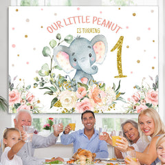 Lofaris Litter Peanut Is Turning One Birthday Backdrop