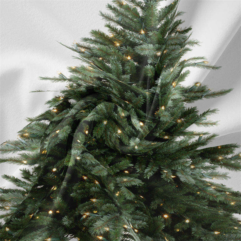 Lofaris Little Gold Spark Christmas Tree Room Wall Tapestry
