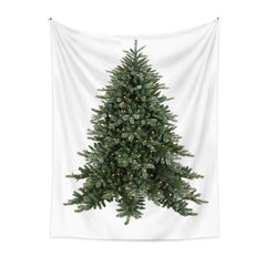 Lofaris Little Gold Spark Christmas Tree Room Wall Tapestry