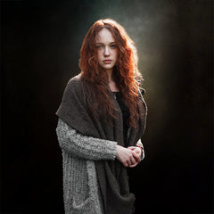 Lofaris Black Old Master Cloth Backdrop Portrait Photography