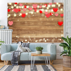 Lofaris Love And Light Wood Birthday Party Backdrop For Girl