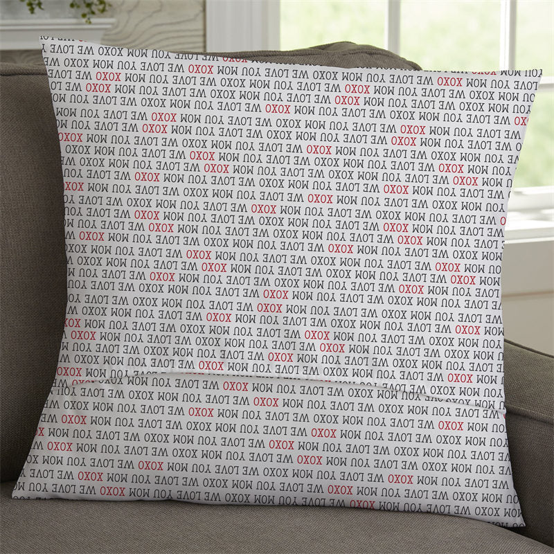 Lofaris Love Mom Photo Custom Pillow With Heart Baby Gift