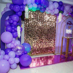 Lofaris Lovely Shimmer Wall Panels Backdrop For Baby Shower Event