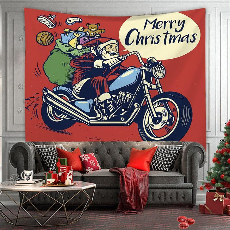 Lofaris Merry Christmas Theme Animal Room Decoration Wall Tapestry