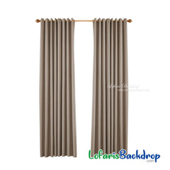 Lofaris Khaki Waterproof Grommet Top Outdoor Curtains for Porch