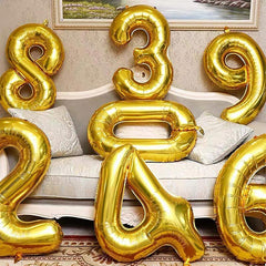 Lofaris Number 18 Balloons Gold 40 Inch Birthday Anniversary Events Decorations