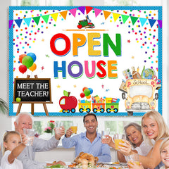 Lofaris Open House Meet The Teacher Back To School Backdrop