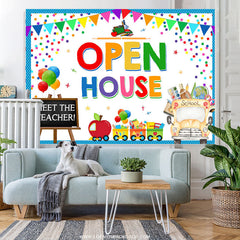 Lofaris Open House Meet The Teacher Back To School Backdrop