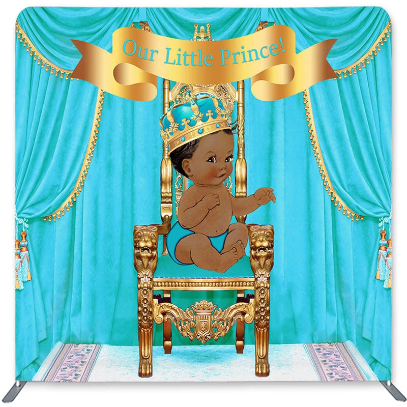 Lofaris Our Little Princess Double-Sided Backdrop for Baby Shower