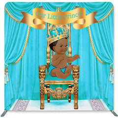 Lofaris Our Little Princess Double-Sided Backdrop for Baby Shower