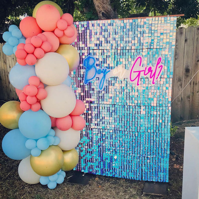 Lofaris Shimmer Mirror Sequin Tile Panel Amazing Photo Booth For Wedding