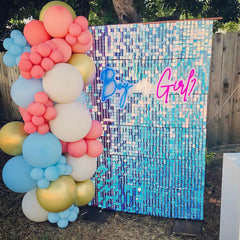 Lofaris Shimmer Mirror Sequin Tile Panel Amazing Photo Booth For Wedding