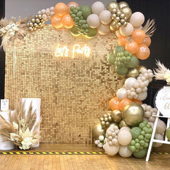 Lofaris Shimmer Wall Decoration Favor Photo Booth For Anniversary Wedding