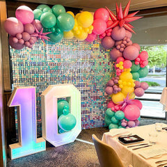 Lofaris Shimmer Wall Photo Booth Sequin Backdrop For House Decoration