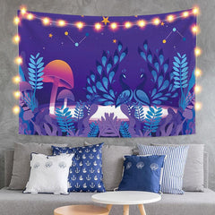 Lofaris Peacock Trippy Funny Novelty Cartoon Custom Tapestry