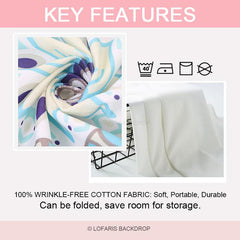 Lofaris Personalized Black College Graduation Backdrop Banner