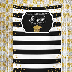Lofaris Personalized College Graduation Backdrop Banner