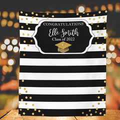 Lofaris Personalized College Graduation Backdrop Banner