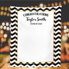 Lofaris Personalized College Graduation Backdrop Banner