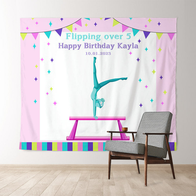 Lofaris Personalized Dance Birthday Backdrop For Girl