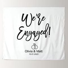 Lofaris Personalized Diamond Ring Backdrop For Wedding