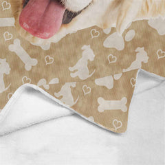 Lofaris Personalized Dog Blanket With Face Baby Shower Gift