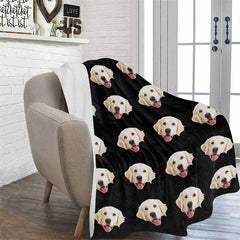 Lofaris Personalized Dog Portrait Throw Blanket For Gift