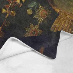 Lofaris Personalized Dog Prince Portrait Throw Blanket For Gift