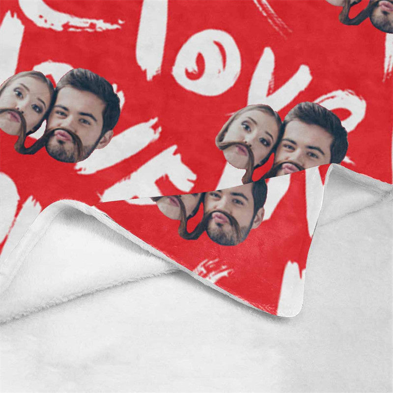 Lofaris Personalized Love Couples Blanket For Valentine¡¯s Day