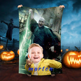 Lofaris Personalized Name Boy Run Voldemort Magic Beach Towel