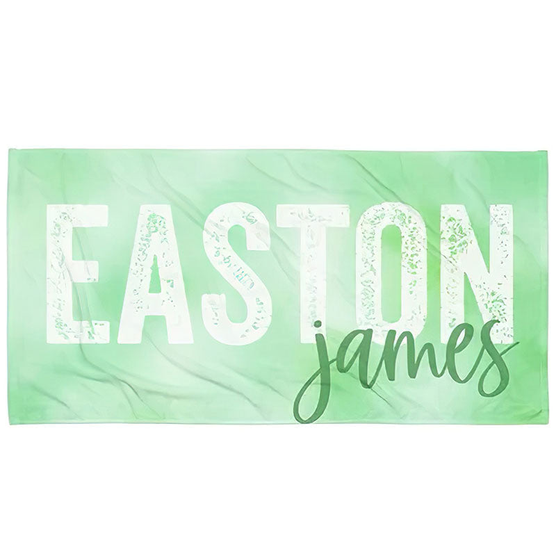 Lofaris Personalized Name Summertime Party Photo Beach Towel
