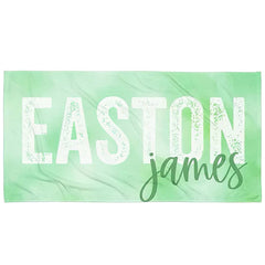 Lofaris Personalized Name Summertime Party Photo Beach Towel