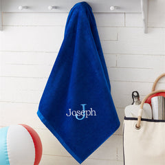 Lofaris Personalized Name with Embroidered Unique Beach Towel