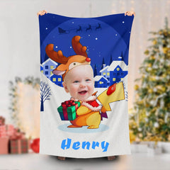 Lofaris Personalized Pikachu Baby Gift Snow Beach Towel