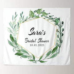 Lofaris Personalized Rustic Bridal Shower Wedding Backdrop Decor