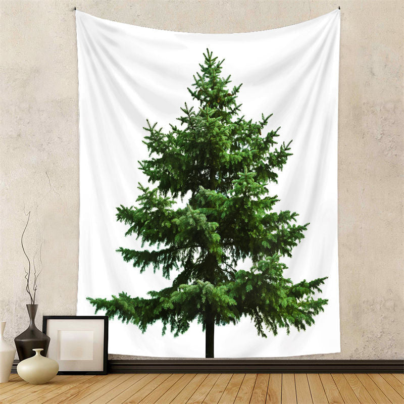 Lofaris Pine Tree Outdoor Christmas Tapestry Wall Hanging