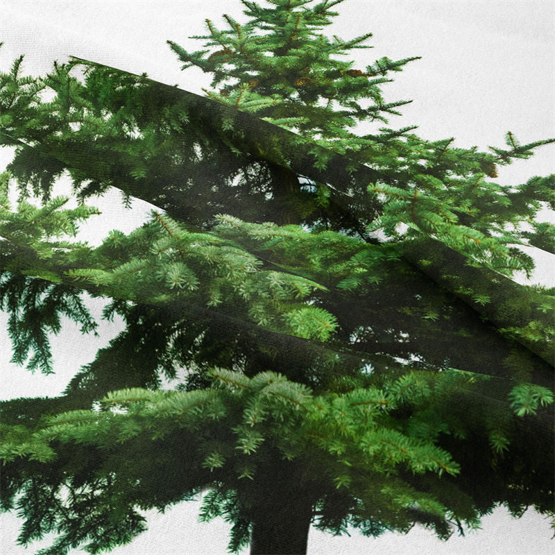 Lofaris Pine Tree Outdoor Christmas Tapestry Wall Hanging