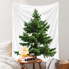 Lofaris Pine Tree Outdoor Christmas Tapestry Wall Hanging