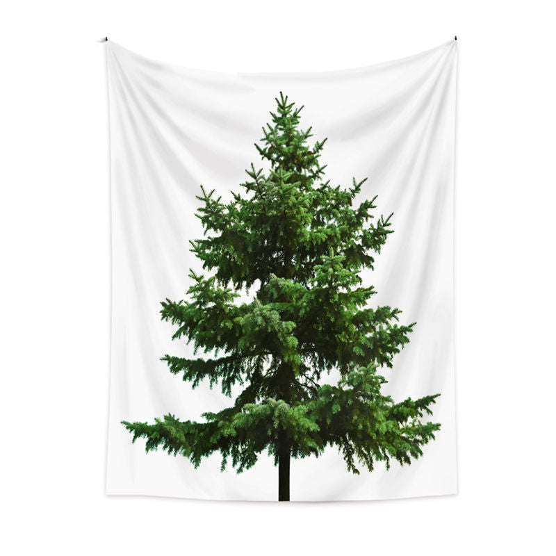 Lofaris Pine Tree Outdoor Christmas Tapestry Wall Hanging