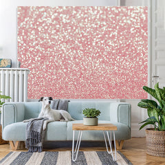 Lofaris Pink and Golden Glitter Bokeh Backdrop for Photoshoot