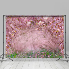 Lofaris Pink Blossom Sakura Flower Tree Spring Scene Backdrop