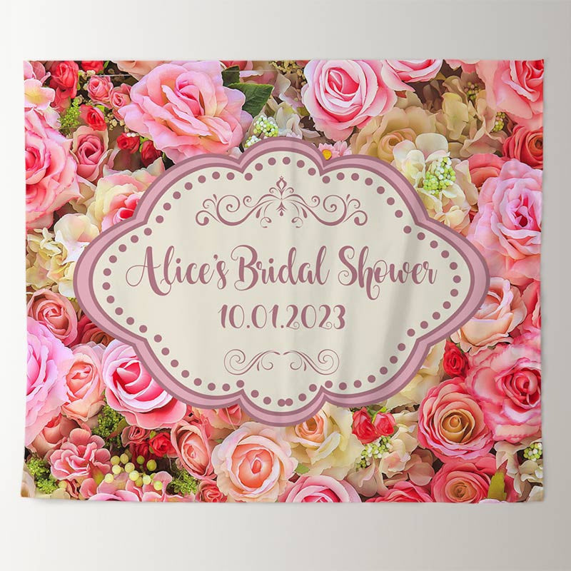 Lofaris Plenty Flowers Themed Lovely Sweet Wedding Backdrop